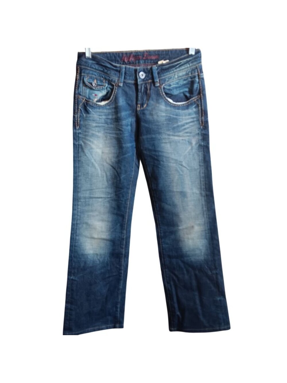 Tommy Hilfiger Womens Cassandra Storm Wash Denim Jeans W28 L32 Classic Fit